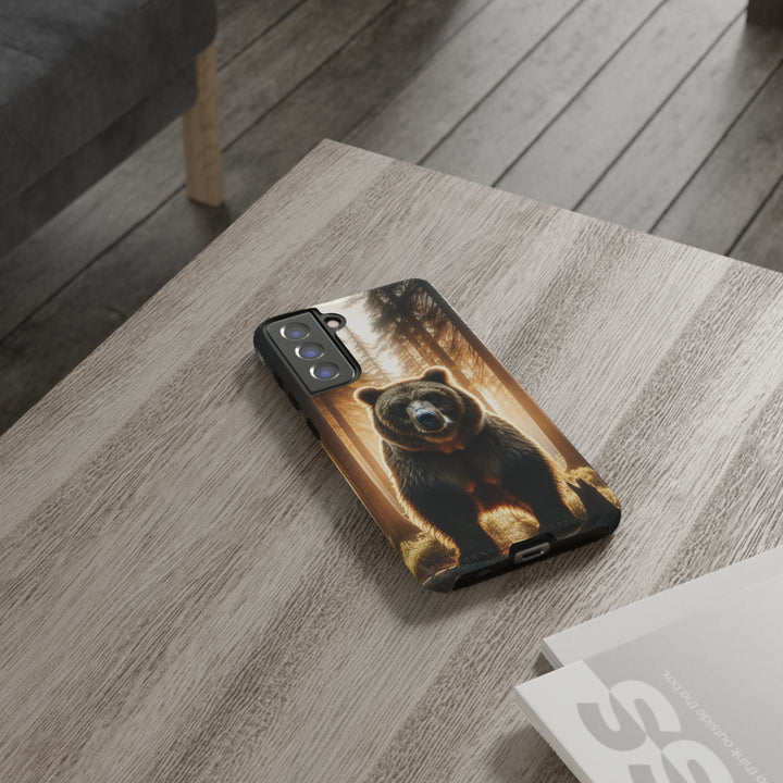 Wildlife Phone Case - Tough Cases with Bear Design, Nature Lover Gift, Animal-Themed Accessories, Eco-Friendly Tech Protection