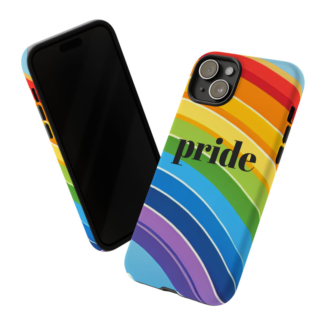 Pride Phone Case - Rainbow Gradient, LGBTQ+ Accessory, Colorful Phone Cover, Unique Gift for Pride Month, Phone Protection