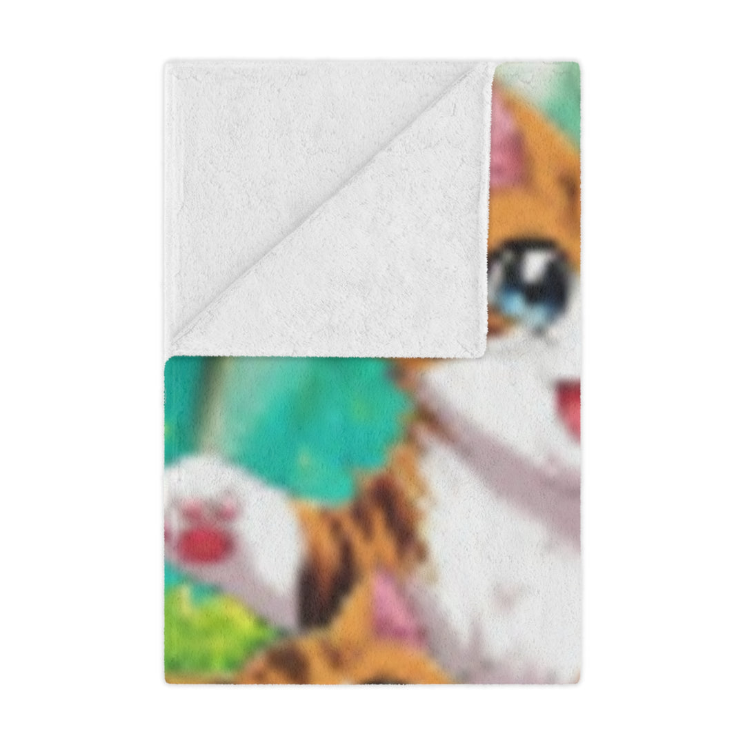 Cozy Cat Minky Blanket - Cute Kitten Design for Pet Lovers