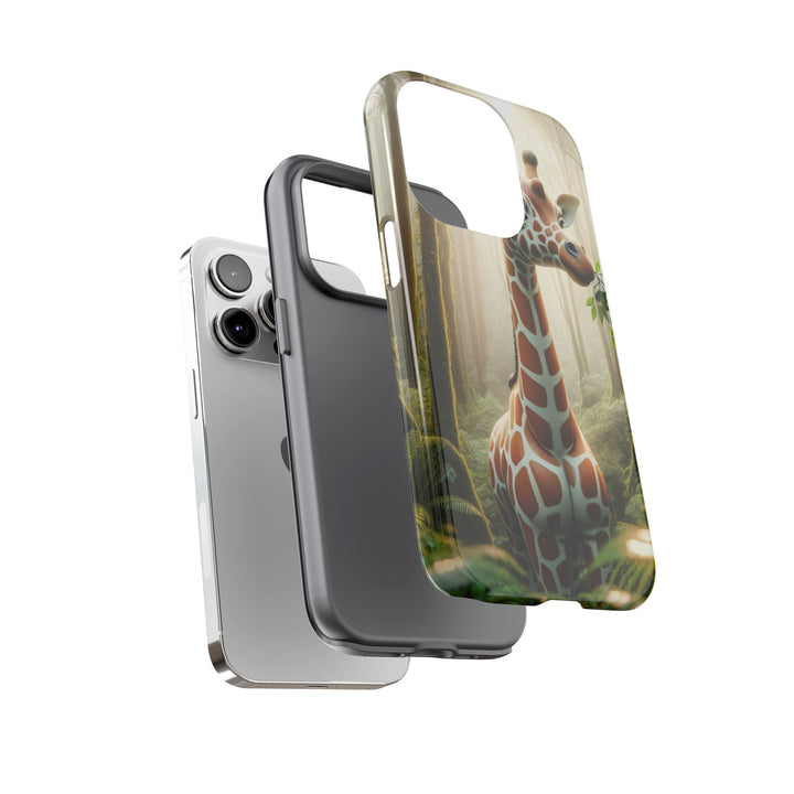 Giraffe Tough Phone Case - Cute Animal Design for Nature Lovers
