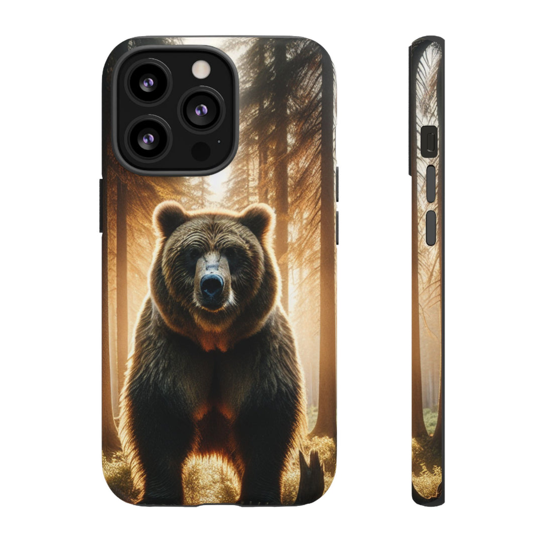 Wildlife Phone Case - Tough Cases with Bear Design, Nature Lover Gift, Animal-Themed Accessories, Eco-Friendly Tech Protection