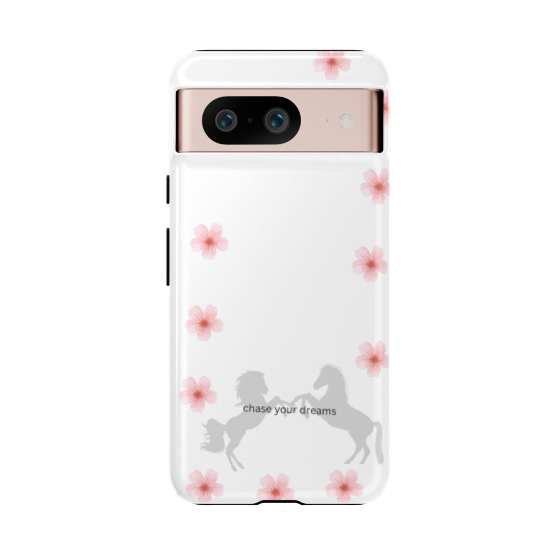 Chase Your Dreams Floral Phone Case