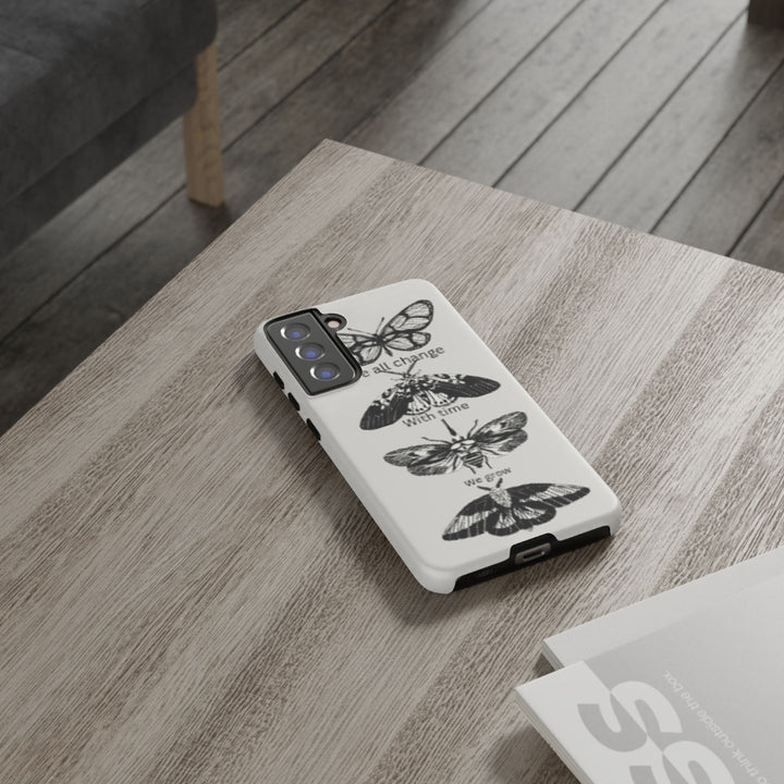 Inspirational Phone Case - We All Change With Time - Tough Cases for Nature Lovers