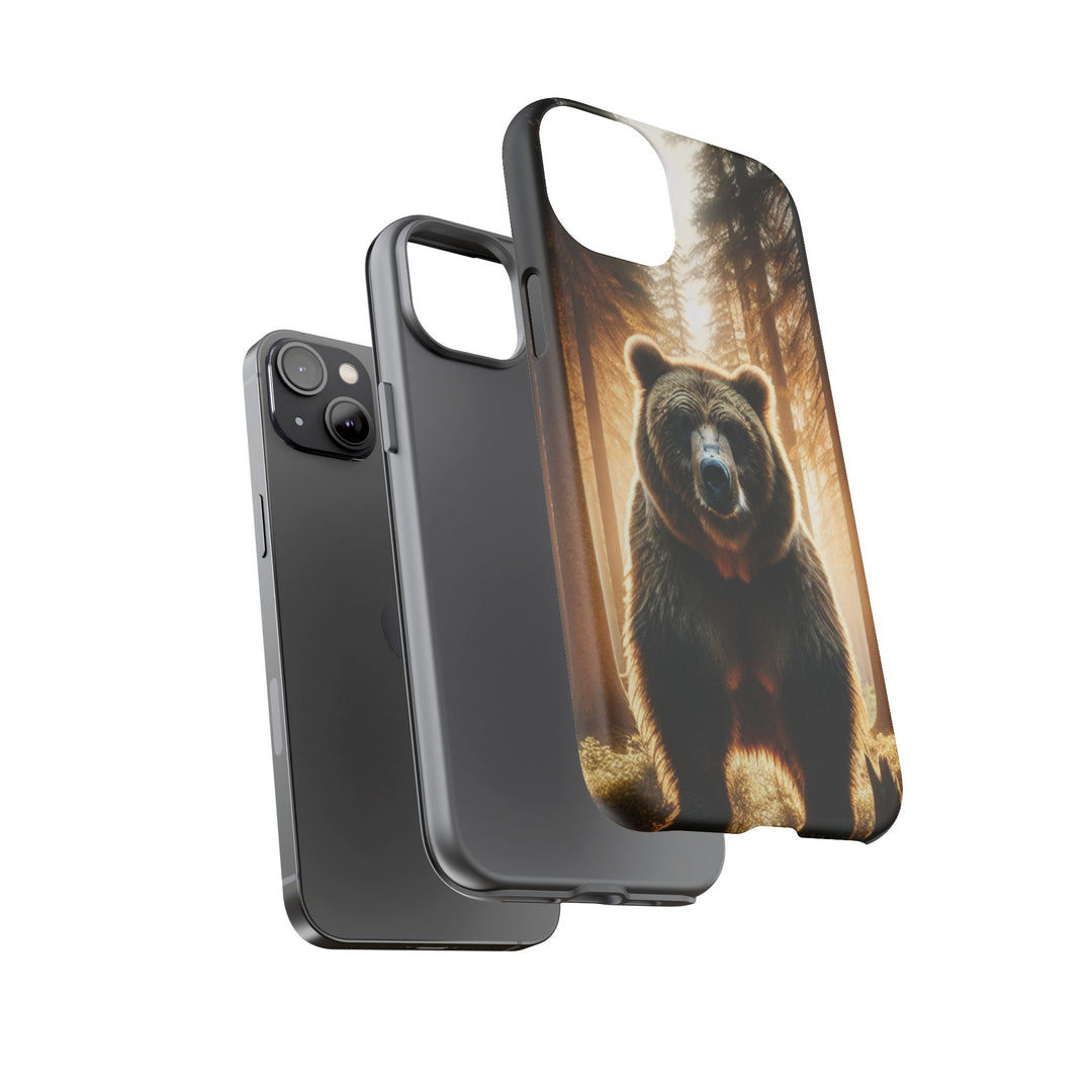 Wildlife Phone Case - Tough Cases with Bear Design, Nature Lover Gift, Animal-Themed Accessories, Eco-Friendly Tech Protection