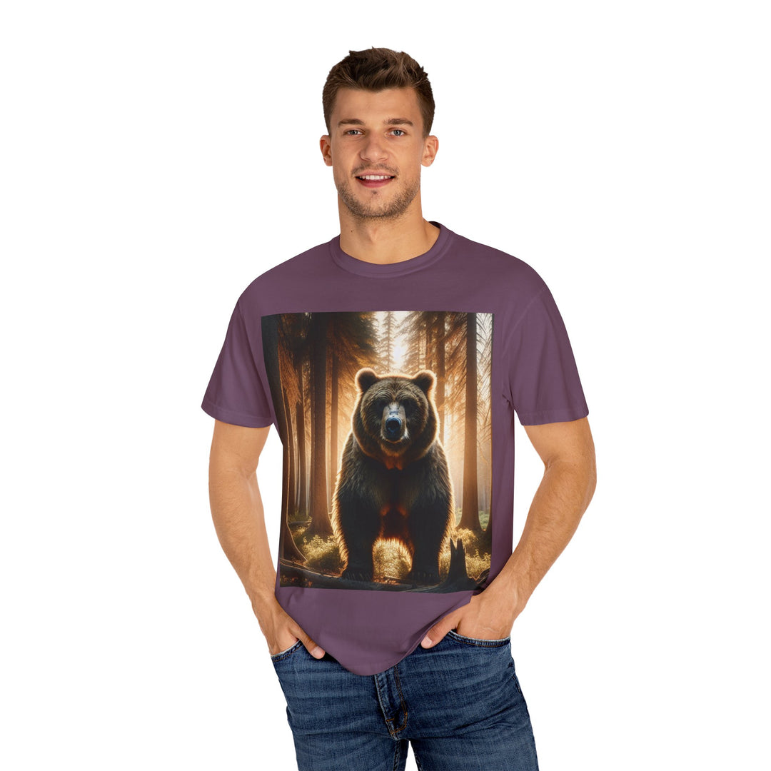 Nature-Inspired Bear Graphic Unisex T-Shirt