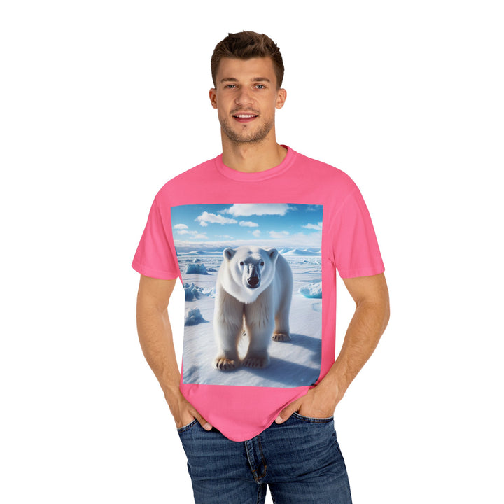 Polar Bear Graphic Unisex Garment-Dyed T-Shirt