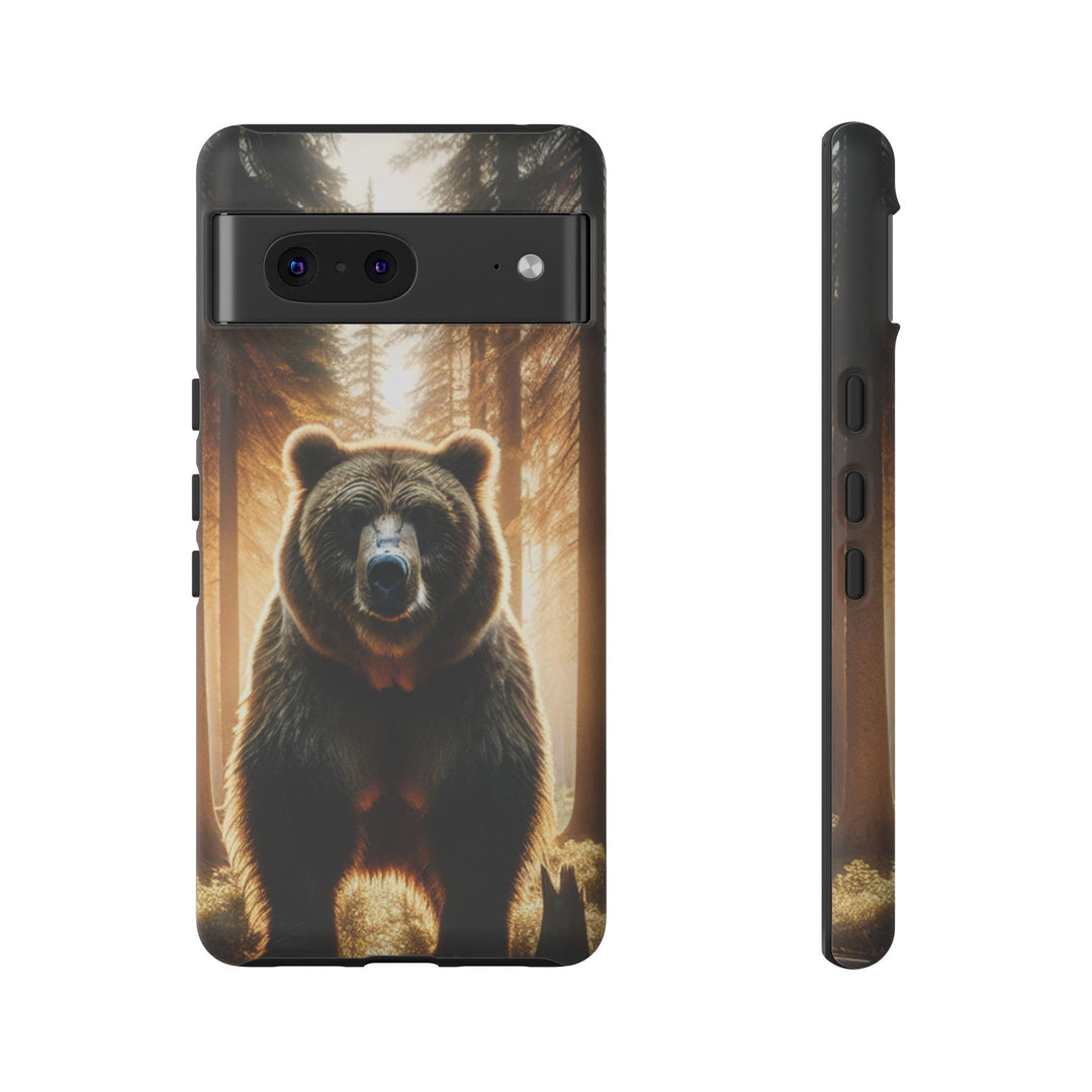 Wildlife Phone Case - Tough Cases with Bear Design, Nature Lover Gift, Animal-Themed Accessories, Eco-Friendly Tech Protection