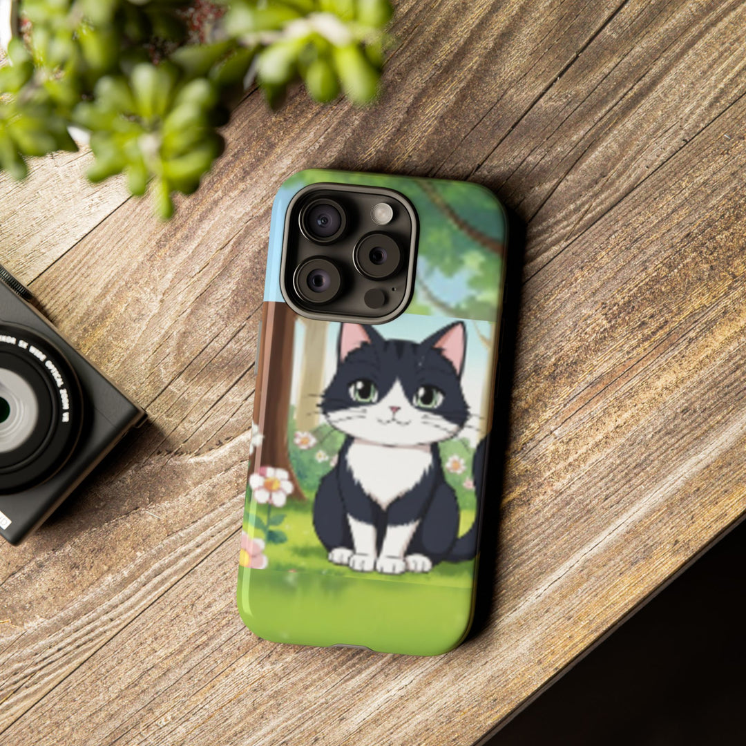 Cute Ai Cat Phone Case - Tough Cases for Animal Lovers