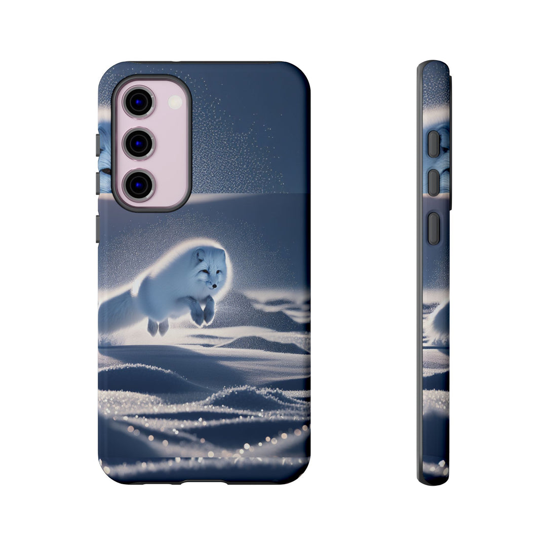 Cute Arctic Fox Phone Case – Tough Protective Cover for Animal Lovers