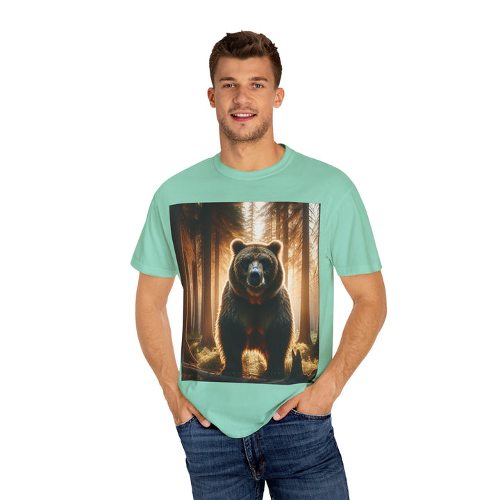 Nature-Inspired Bear Graphic Unisex T-Shirt