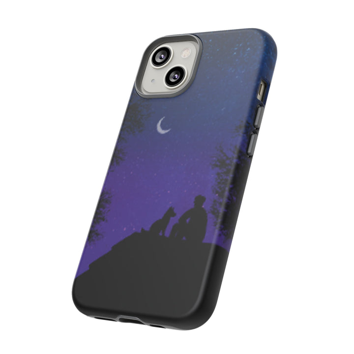 Starry Night Phone Case for Dog Lovers
