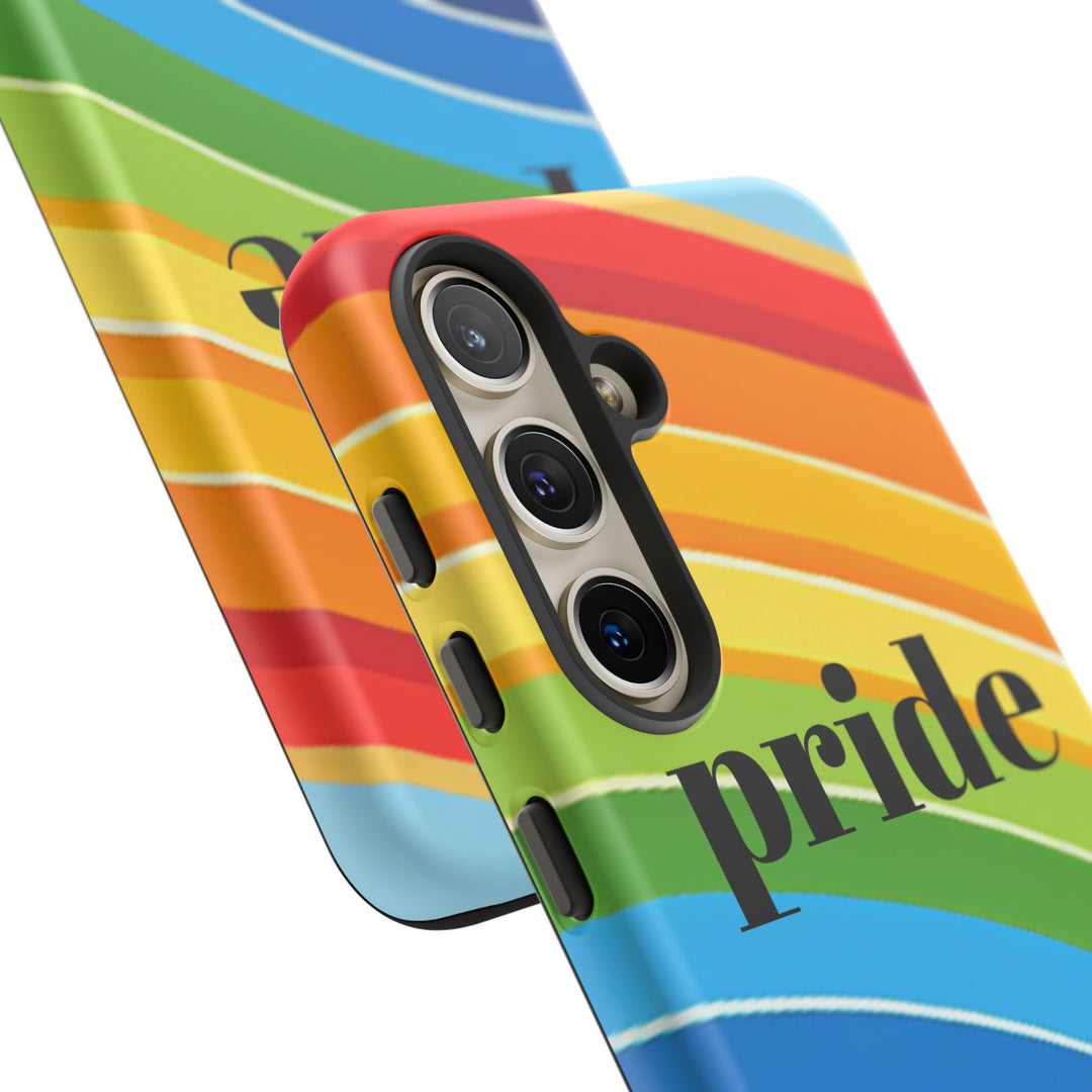Pride Phone Case - Rainbow Gradient, LGBTQ+ Accessory, Colorful Phone Cover, Unique Gift for Pride Month, Phone Protection