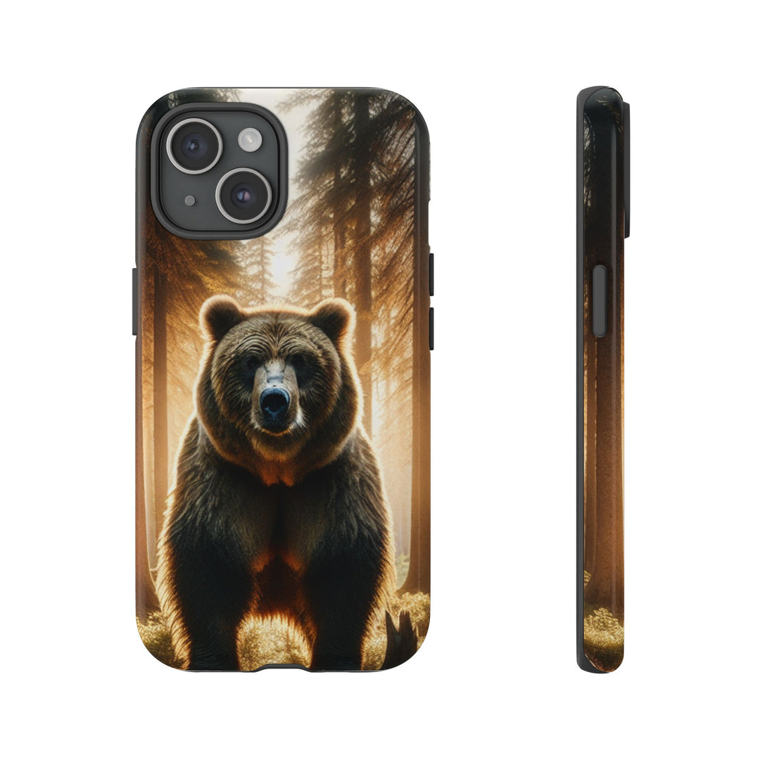 Wildlife Phone Case - Tough Cases with Bear Design, Nature Lover Gift, Animal-Themed Accessories, Eco-Friendly Tech Protection