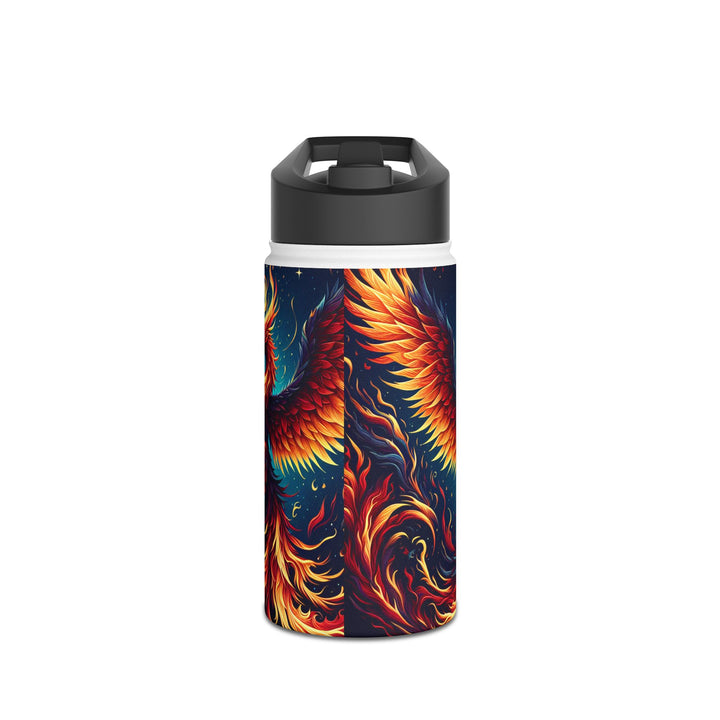 Phoenix Fire Stainless Steel Water Bottle – Inspirational Design for Adventurers