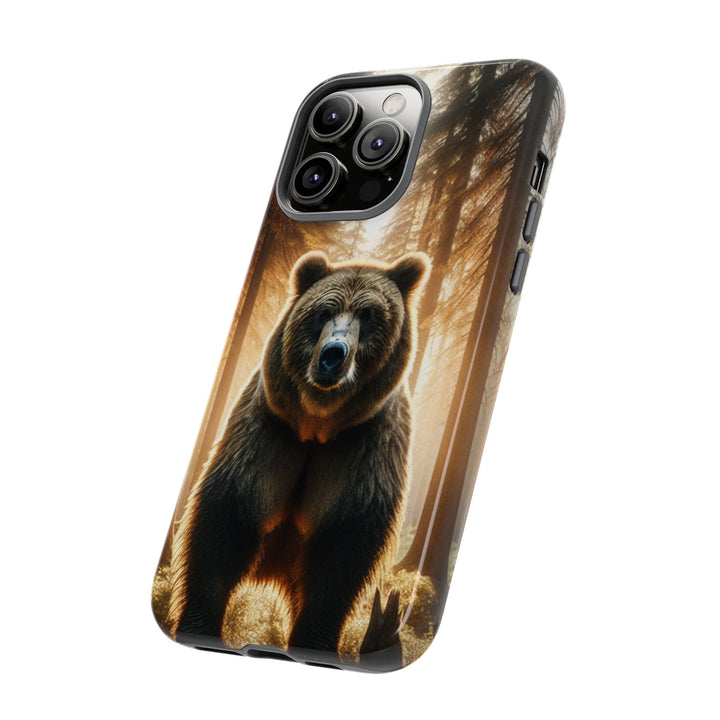 Wildlife Phone Case - Tough Cases with Bear Design, Nature Lover Gift, Animal-Themed Accessories, Eco-Friendly Tech Protection
