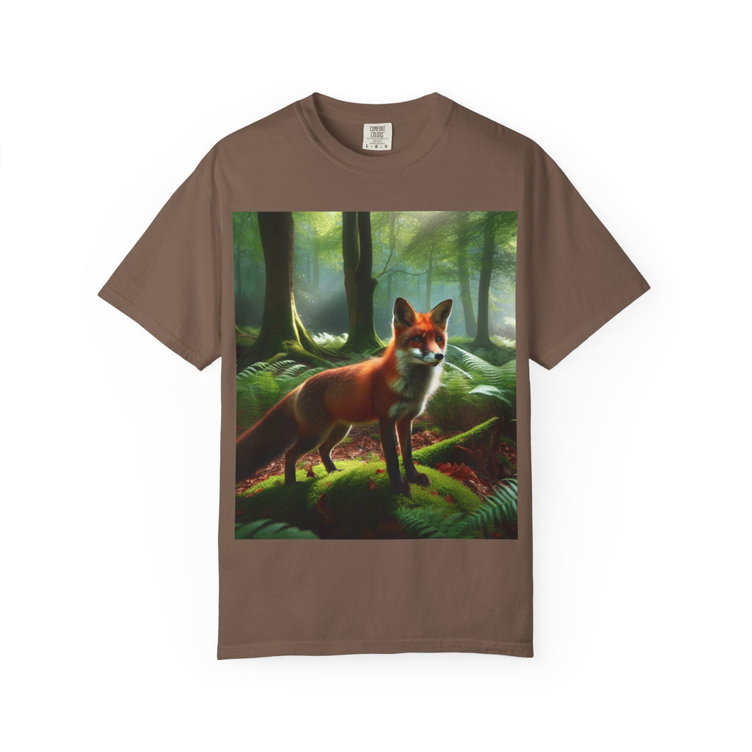 Forest Fox Unisex Garment-Dyed T-Shirt