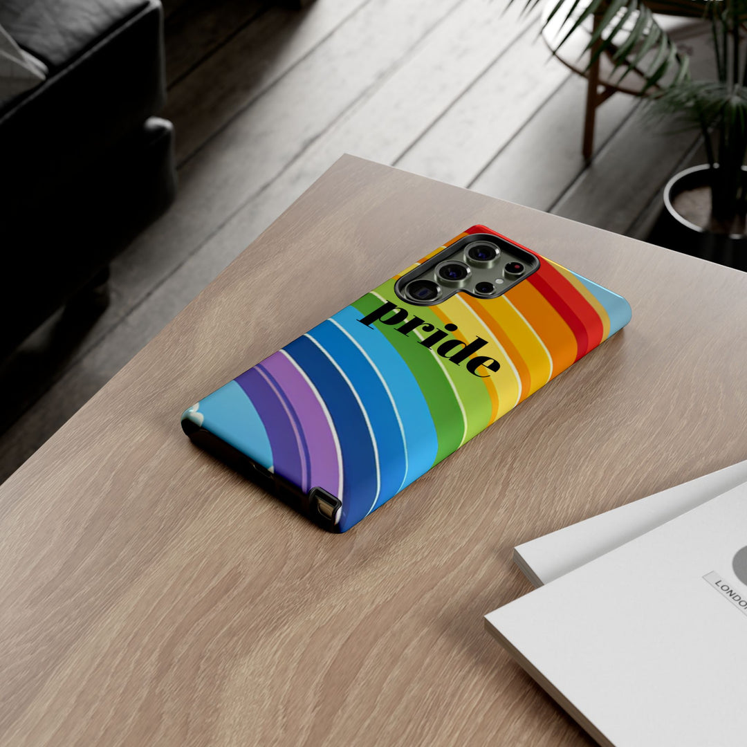 Pride Phone Case - Rainbow Gradient, LGBTQ+ Accessory, Colorful Phone Cover, Unique Gift for Pride Month, Phone Protection