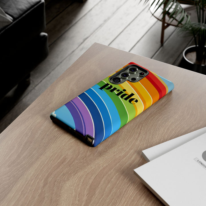 Pride Phone Case - Rainbow Gradient, LGBTQ+ Accessory, Colorful Phone Cover, Unique Gift for Pride Month, Phone Protection