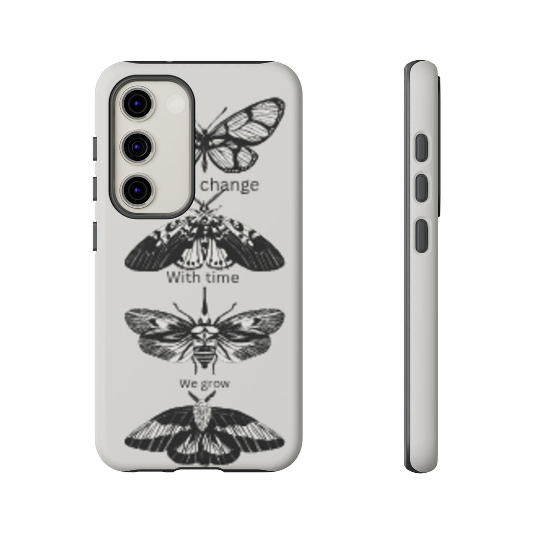 Inspirational Phone Case - We All Change With Time - Tough Cases for Nature Lovers