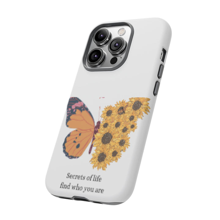 Butterfly & Sunflower Phone Case - "Secrets of Life" Design