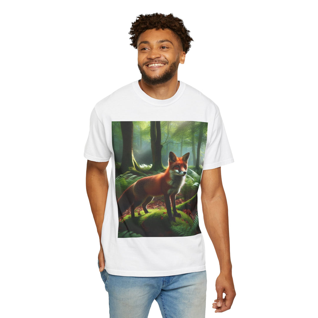 Forest Fox Unisex Garment-Dyed T-Shirt