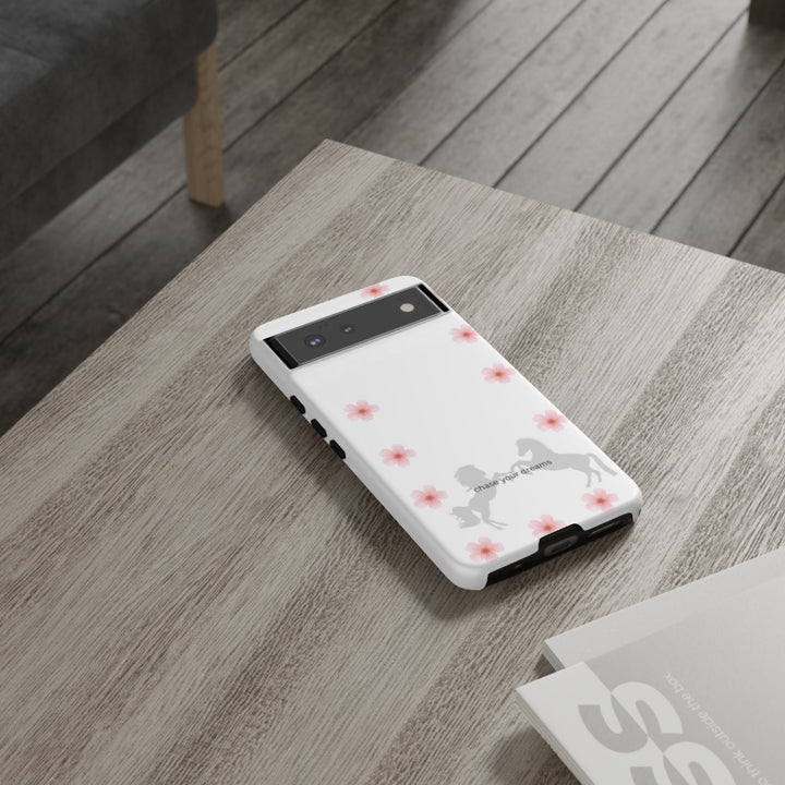 Chase Your Dreams Floral Phone Case