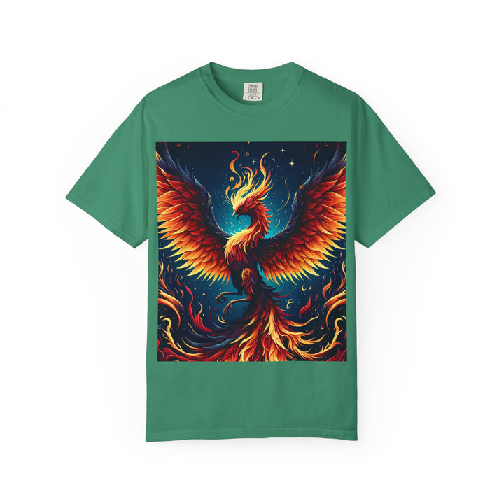Phoenix Fire Unisex T-Shirt - Artistic Flame Design, Graphic Tee, Trendy Apparel, Gift for Art Lovers, Summer Fashion