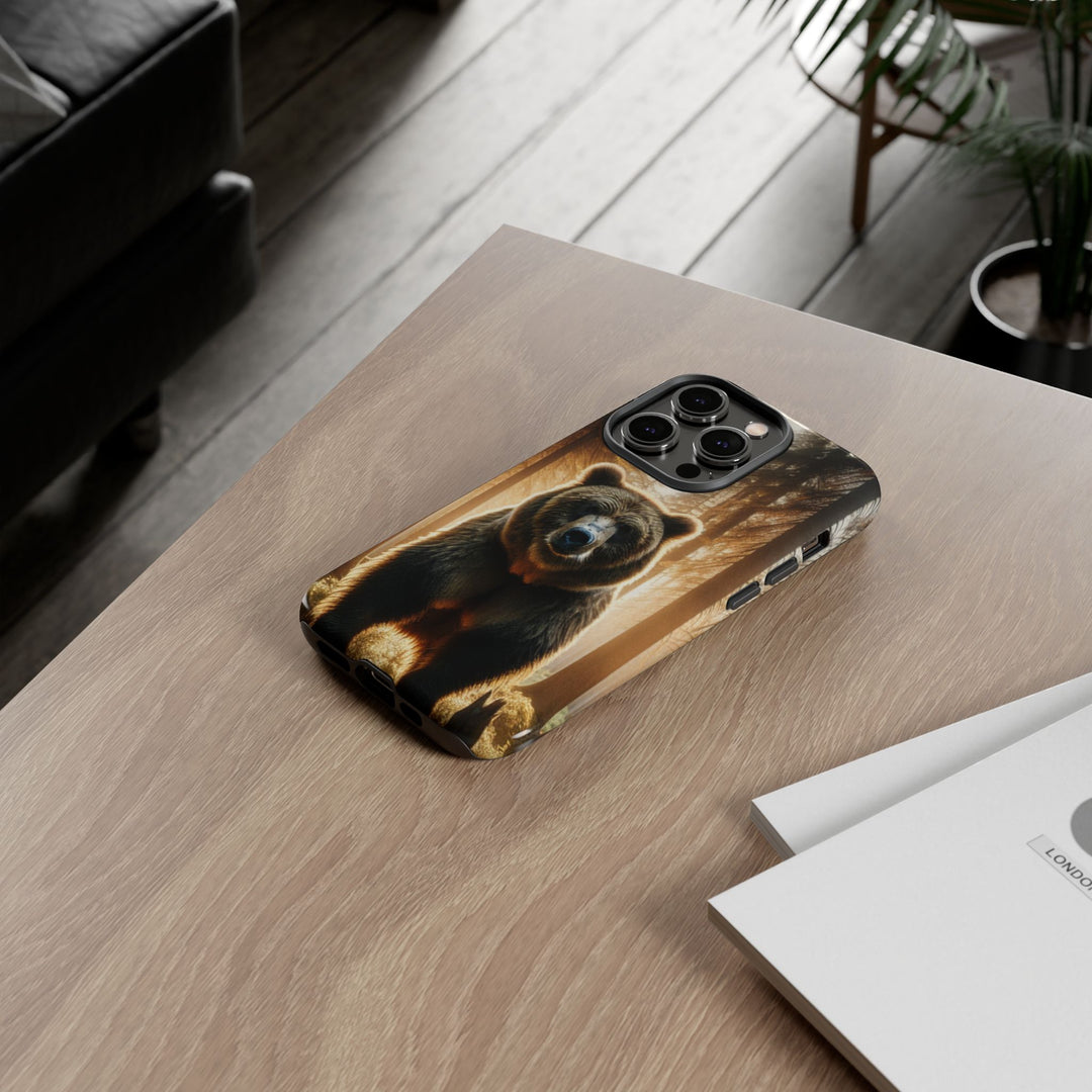 Wildlife Phone Case - Tough Cases with Bear Design, Nature Lover Gift, Animal-Themed Accessories, Eco-Friendly Tech Protection