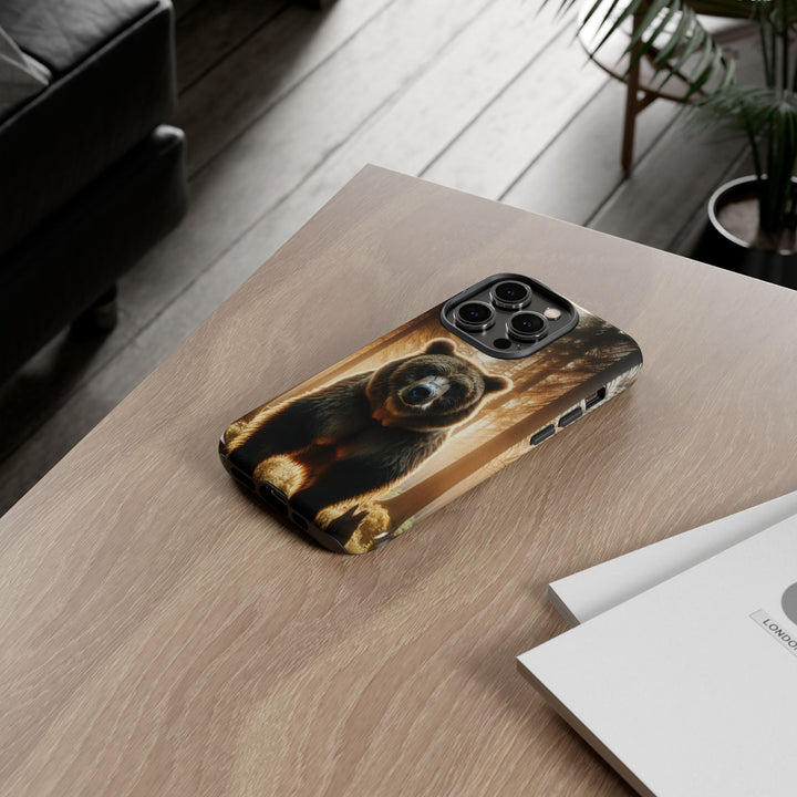Wildlife Phone Case - Tough Cases with Bear Design, Nature Lover Gift, Animal-Themed Accessories, Eco-Friendly Tech Protection