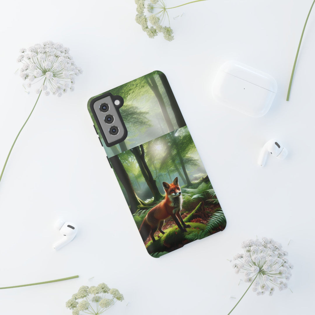 Nature-Inspired Tough Case with Fox Design