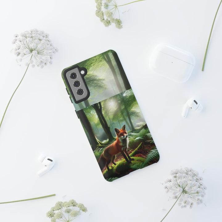 Nature-Inspired Tough Case with Fox Design