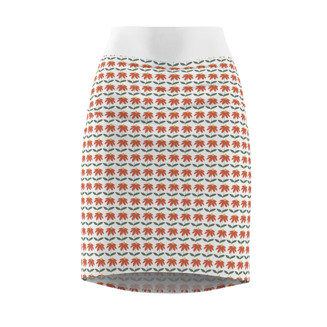 Floral Print Women's Pencil Skirt – Stylish & Comfortable for Any Occasion