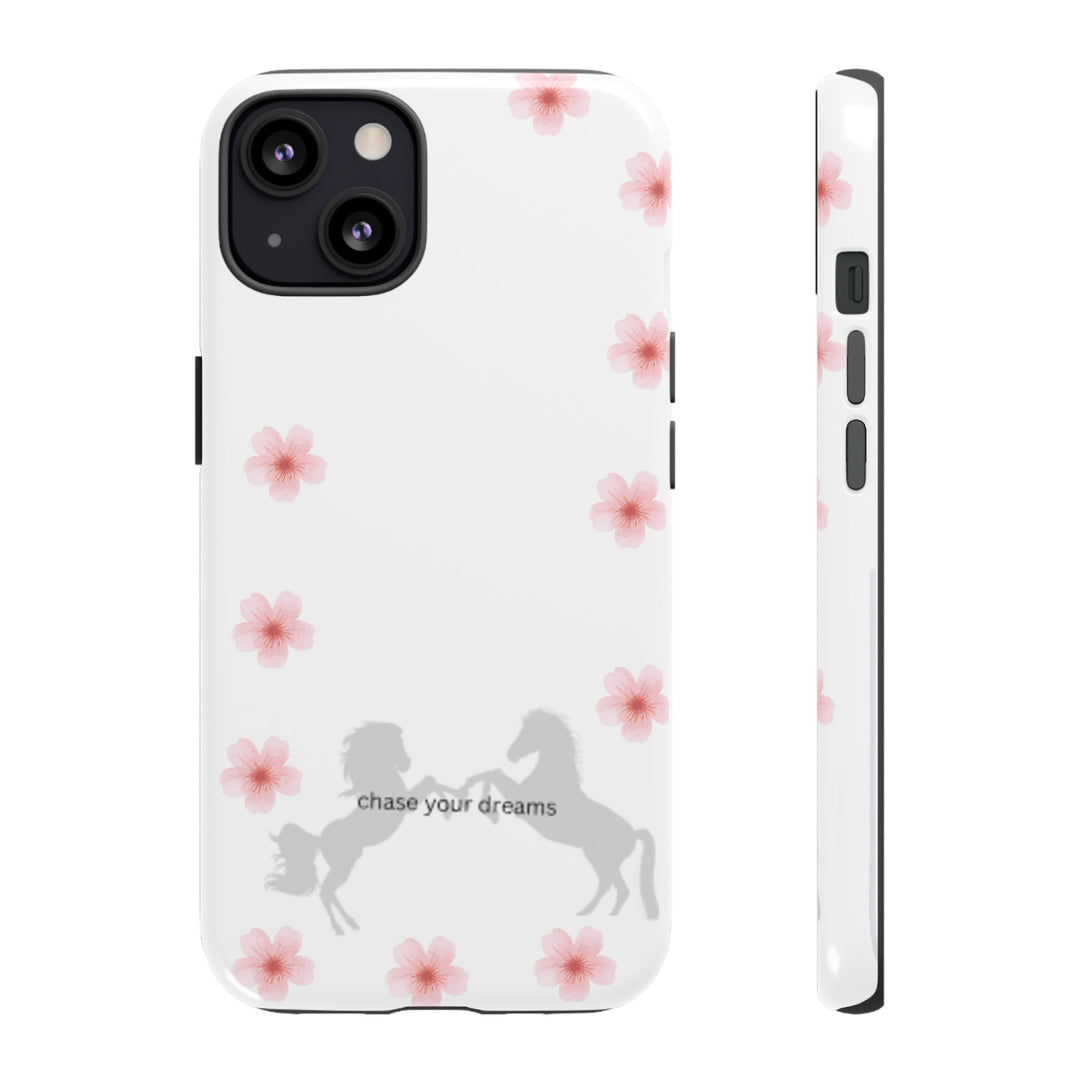 Chase Your Dreams Floral Phone Case