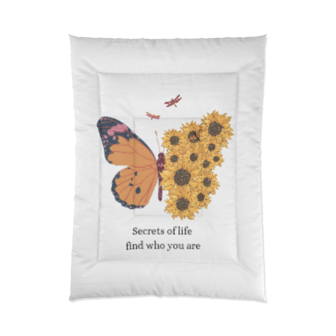 Butterfly Inspirational Comforter
