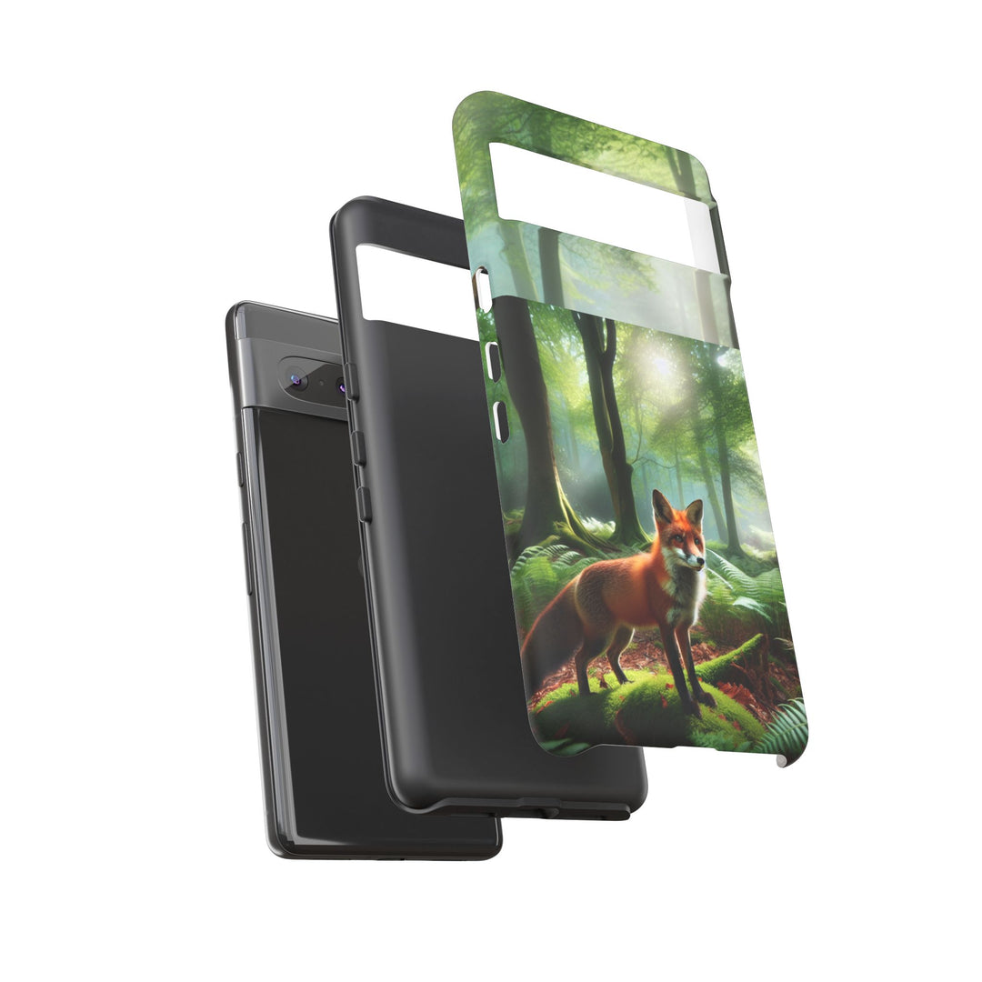 Nature-Inspired Tough Case with Fox Design