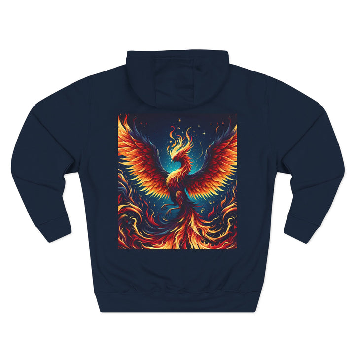 Three-Panel Fleece Hoodie