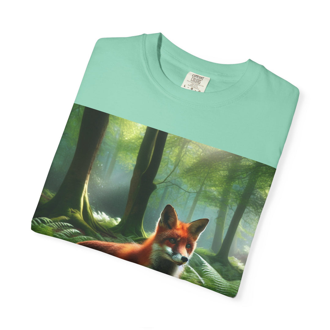 Forest Fox Unisex Garment-Dyed T-Shirt
