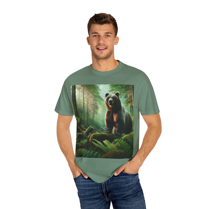 Nature-Inspired Unisex Bear Graphic Tee - Ideal for Outdoor Enthusiasts