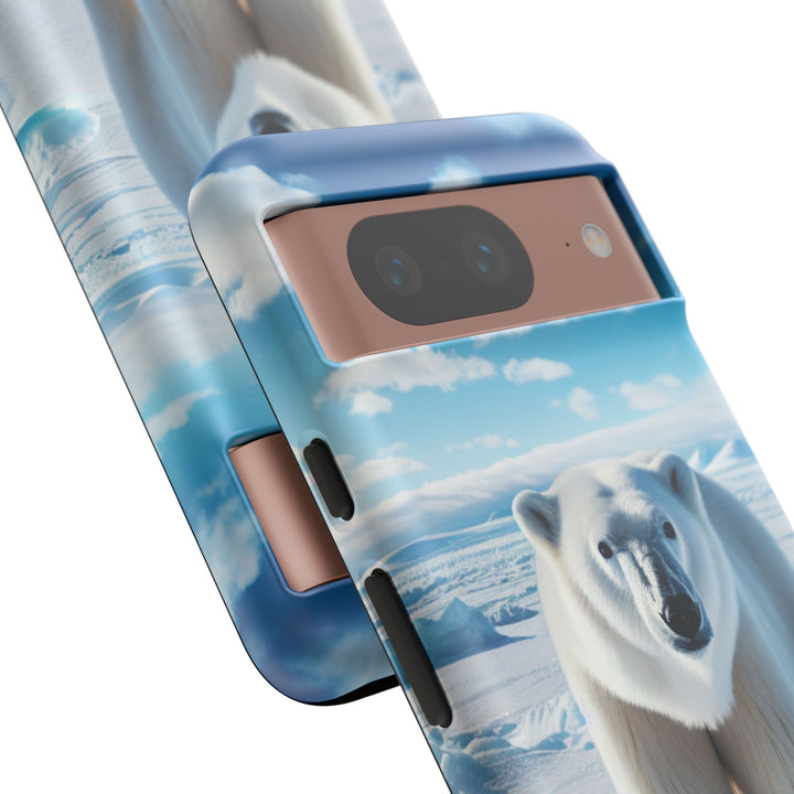 Polar Bear Tough Phone Case - Durable Protector with Arctic Design