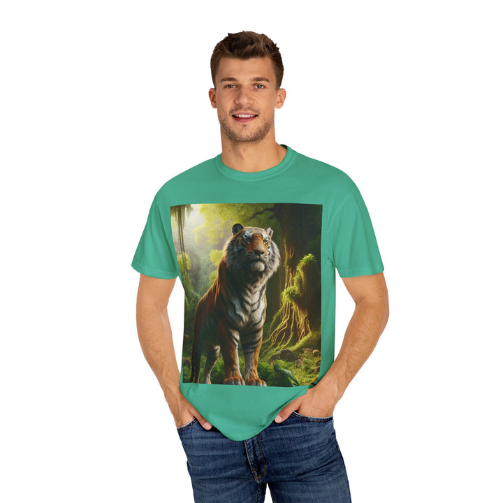 Majestic Tiger Unisex Garment-Dyed T-Shirt