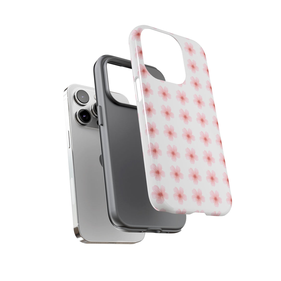 Cherry Blossom Tough Phone Case - Floral Design for Spring & Summer