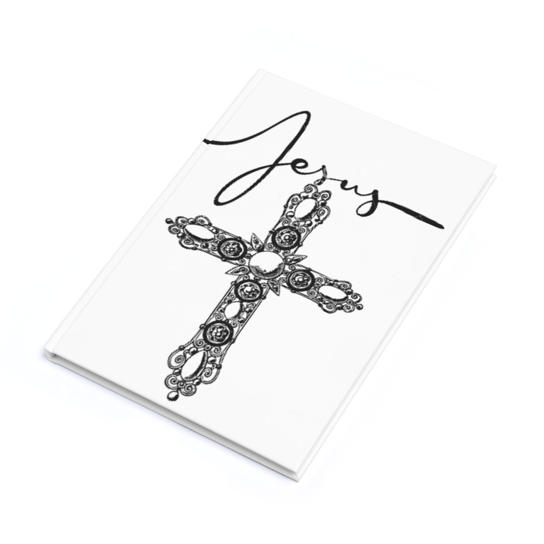 Jesus Hardcover Journal for Faithful Reflection, Christian Prayer Diary, Inspirational Notebook, Spiritual Journal, Gift for Bible Study