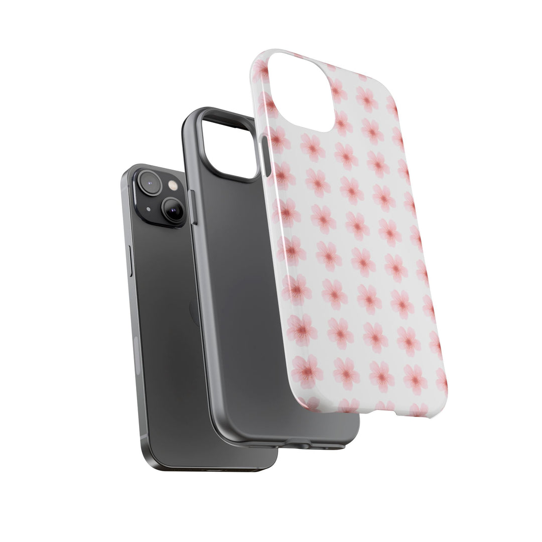 Cherry Blossom Tough Phone Case - Floral Design for Spring & Summer