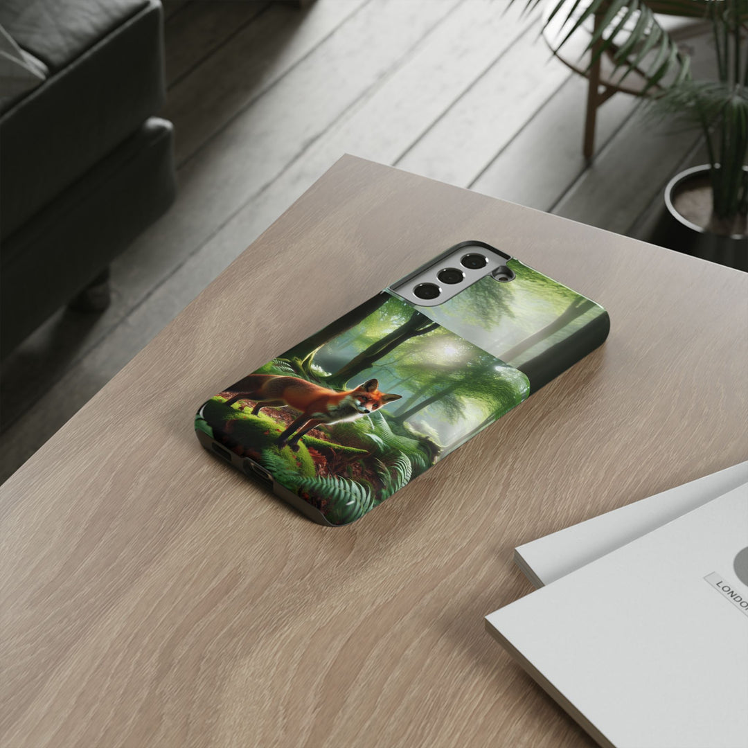 Nature-Inspired Tough Case with Fox Design
