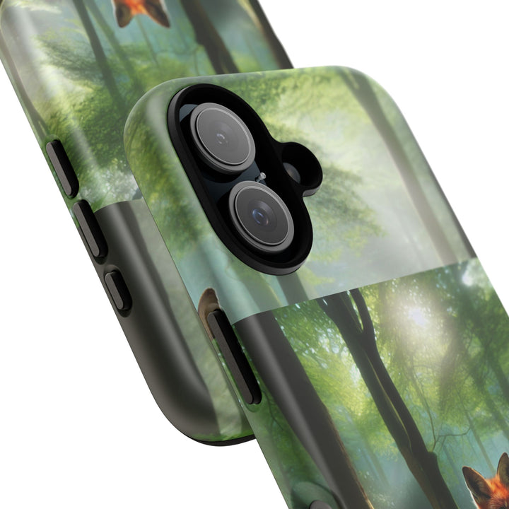 Nature-Inspired Tough Case with Fox Design