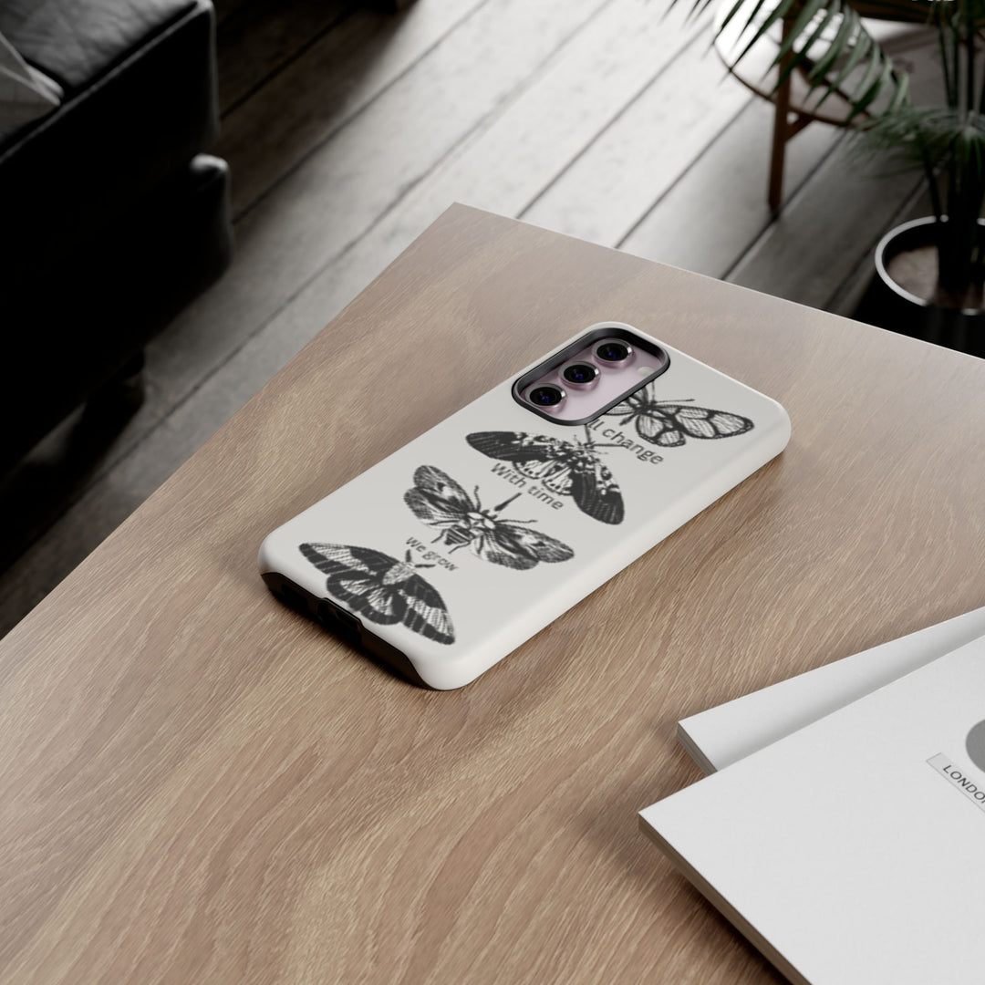 Inspirational Phone Case - We All Change With Time - Tough Cases for Nature Lovers