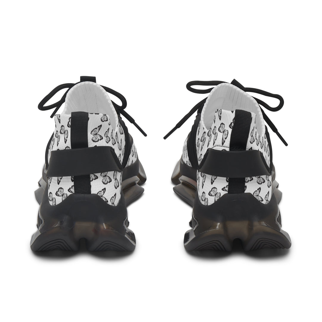 Butterfly Pattern Women's Mesh Sneakers - Lightweight and Stylish Athletic Shoes