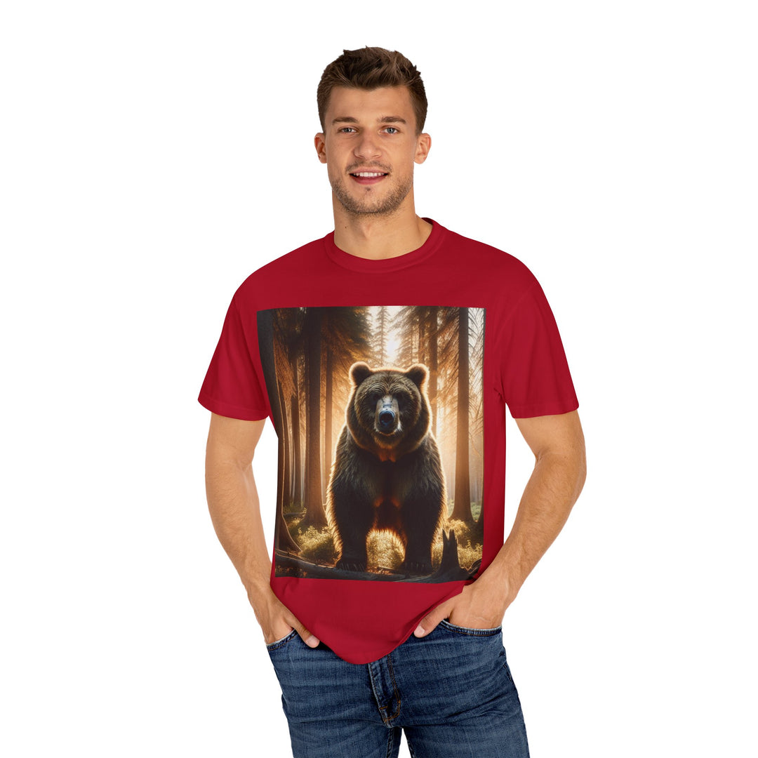 Nature-Inspired Bear Graphic Unisex T-Shirt