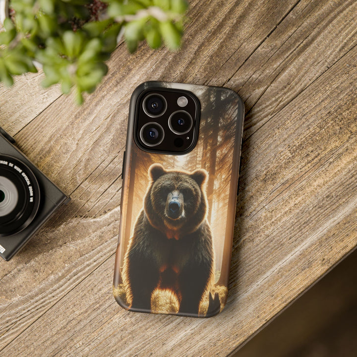 Wildlife Phone Case - Tough Cases with Bear Design, Nature Lover Gift, Animal-Themed Accessories, Eco-Friendly Tech Protection