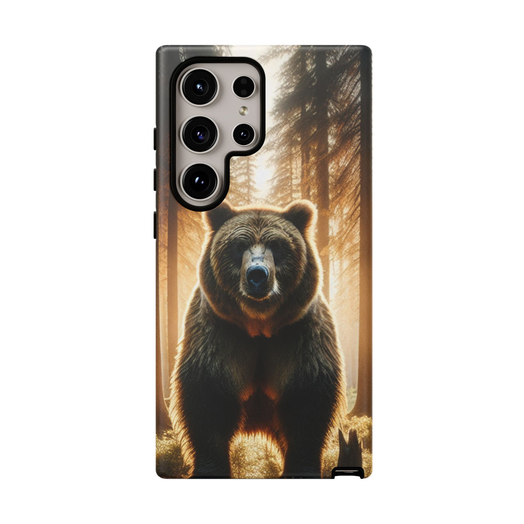 Wildlife Phone Case - Tough Cases with Bear Design, Nature Lover Gift, Animal-Themed Accessories, Eco-Friendly Tech Protection